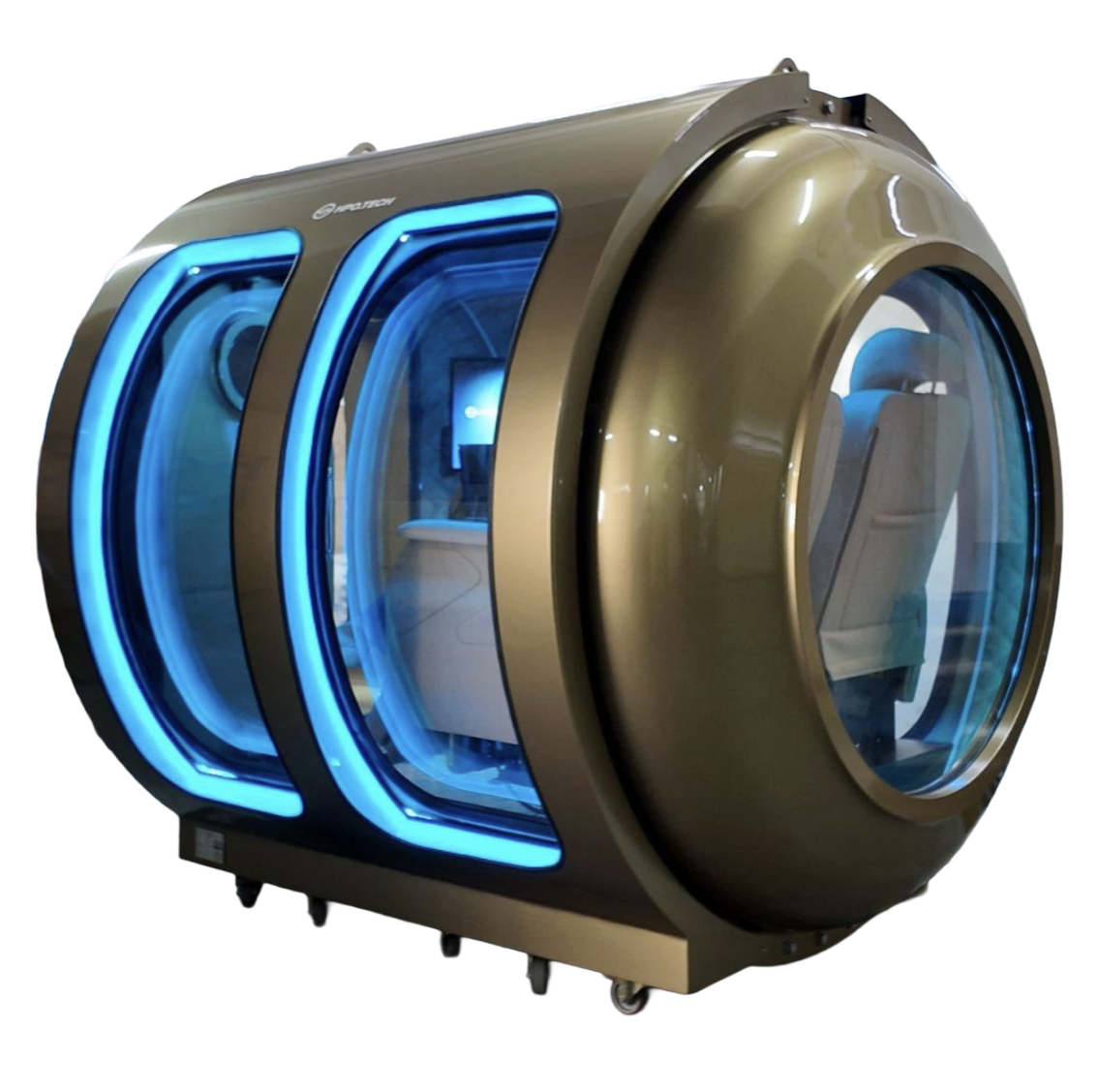 Panorama two-seat hyperbaric oxygen chamber